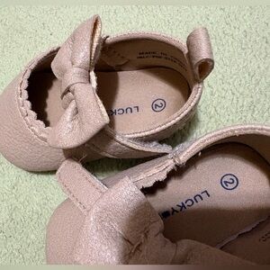 Lucky Brand Blush Baby Shoes with Bow